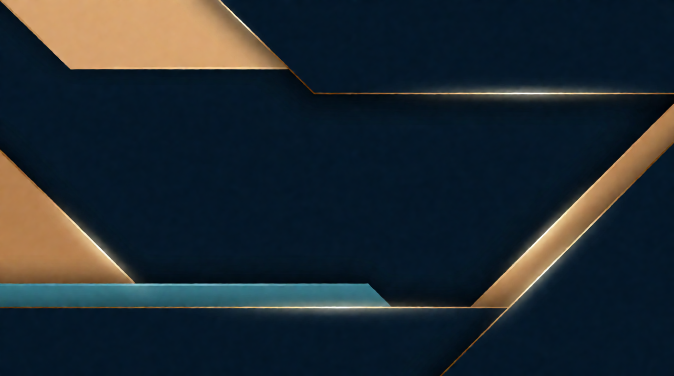 Navy & Gold - Geometric